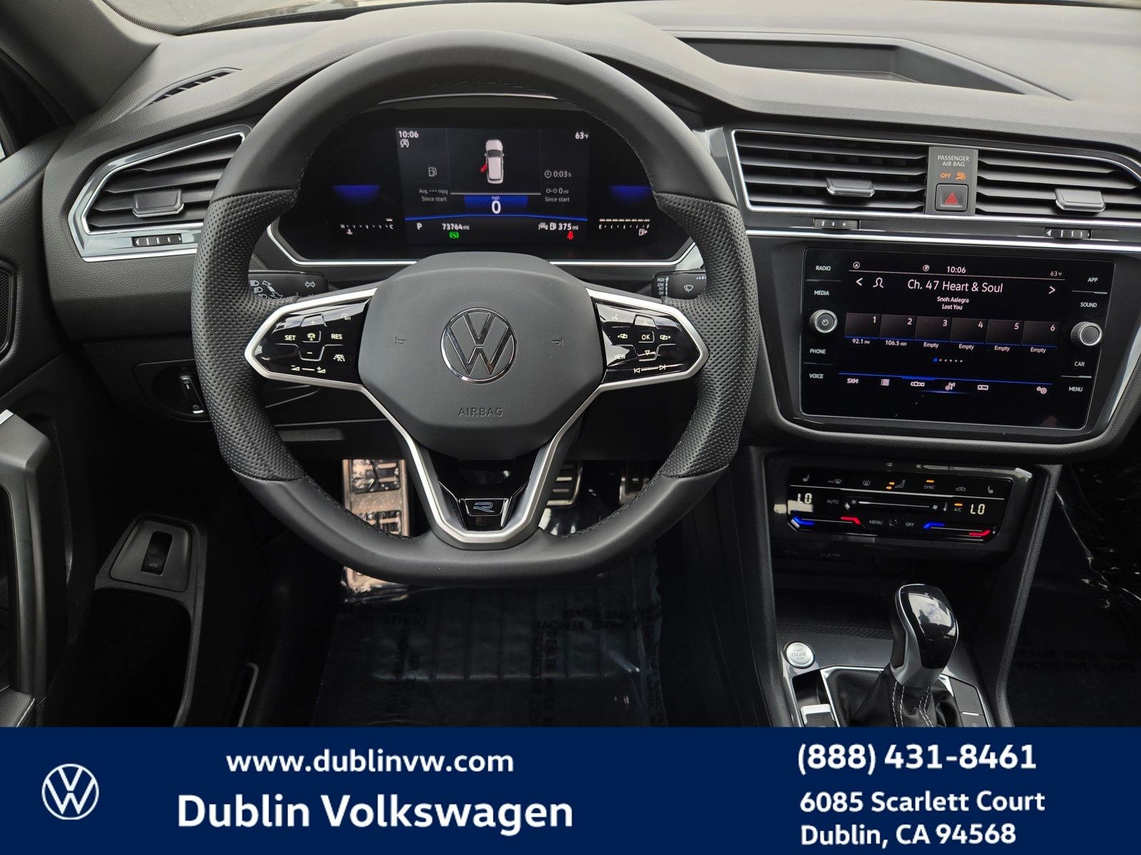 2022 Volkswagen Tiguan 2.0T SE R-Line Black