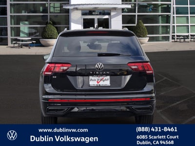 2022 Volkswagen Tiguan 2.0T SE R-Line Black