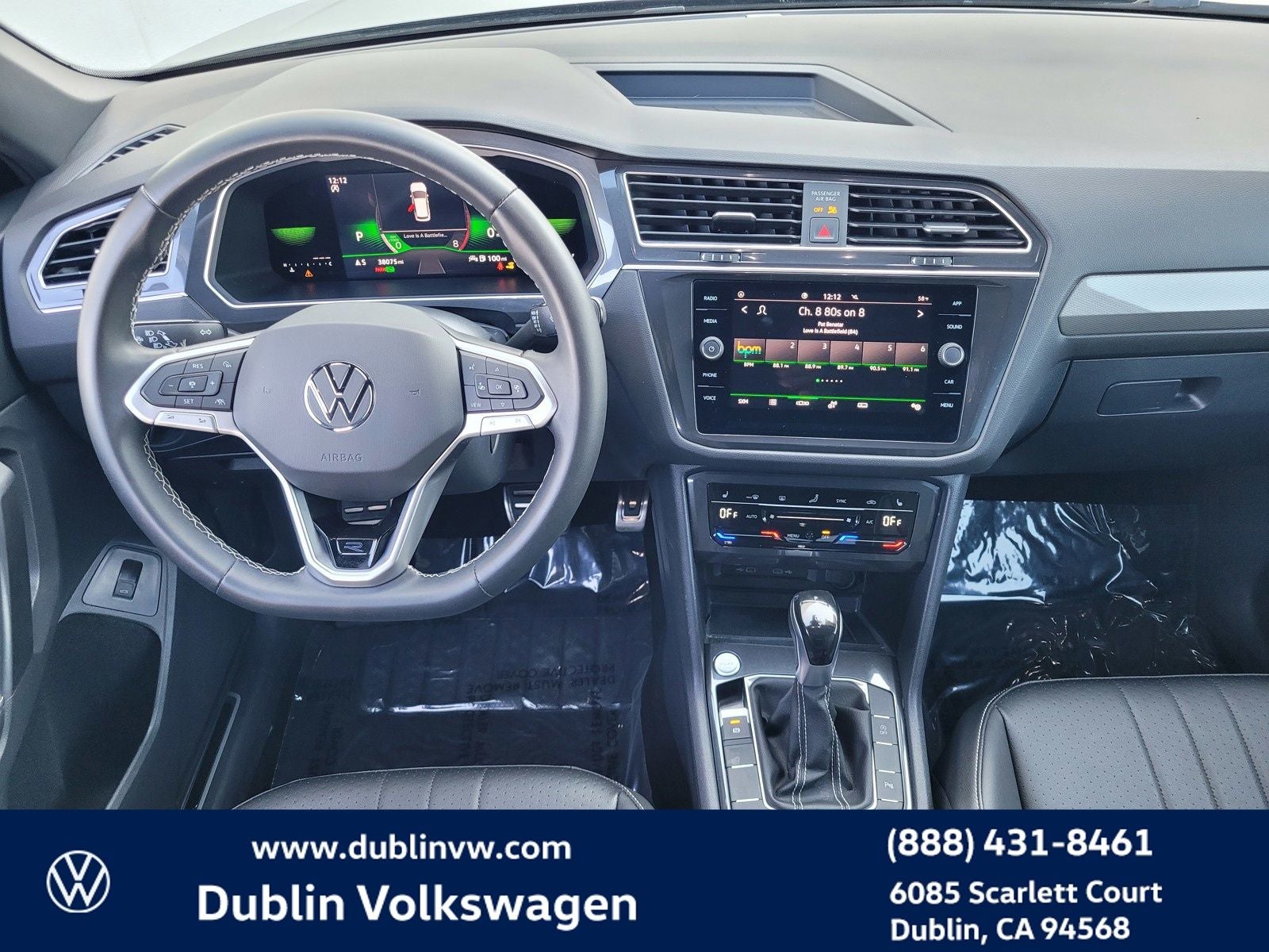 2023 Volkswagen Tiguan 2.0T SE R-Line Black