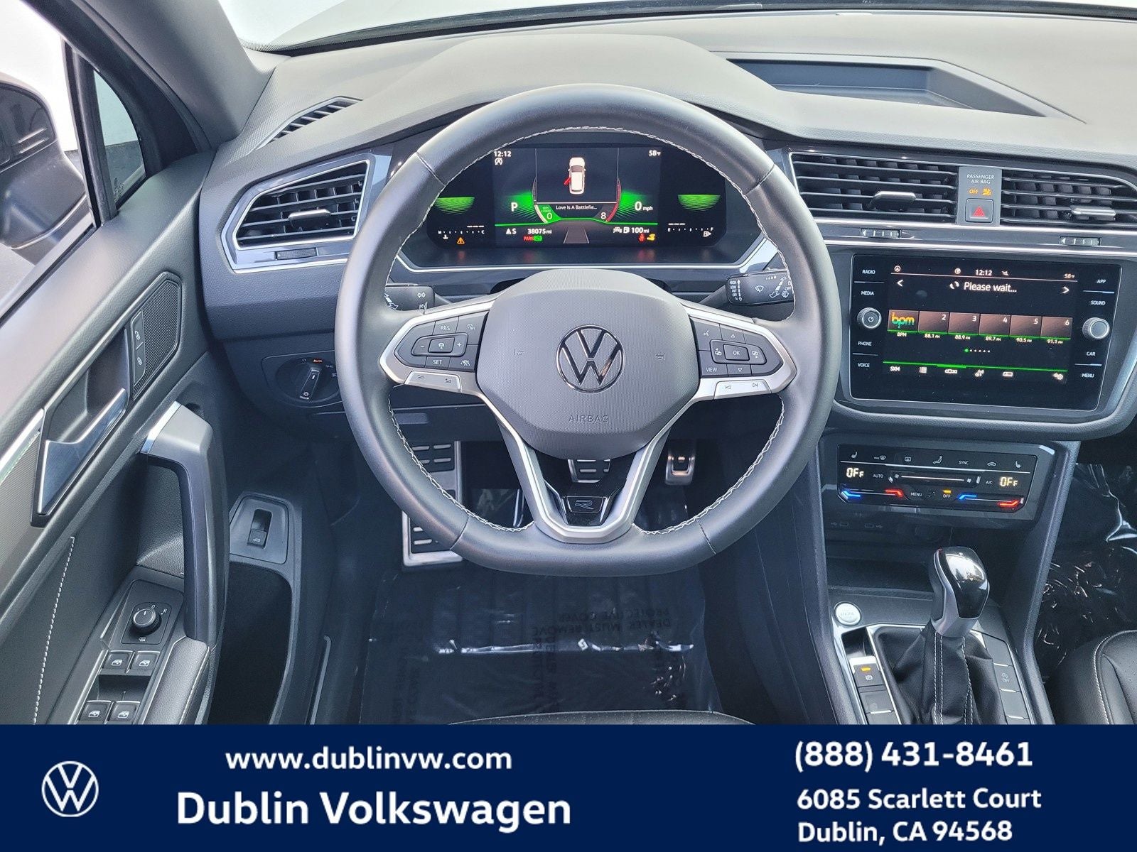 2023 Volkswagen Tiguan 2.0T SE R-Line Black