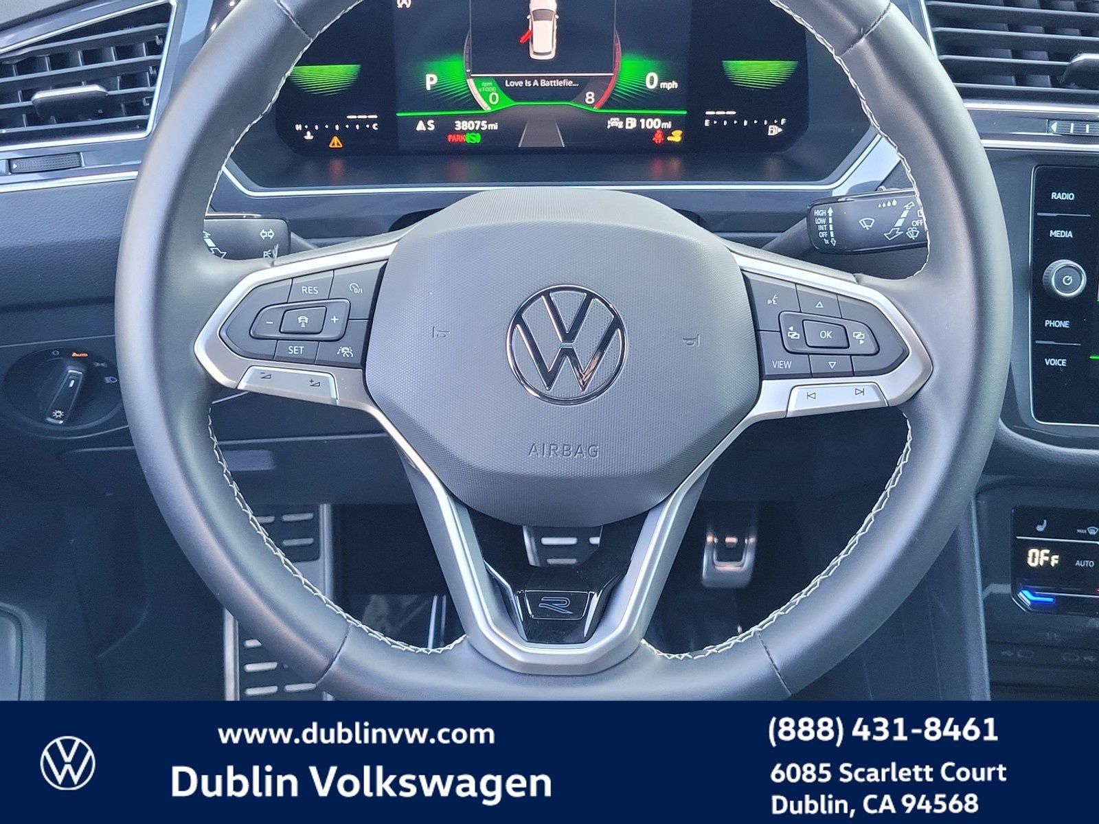 2023 Volkswagen Tiguan 2.0T SE R-Line Black