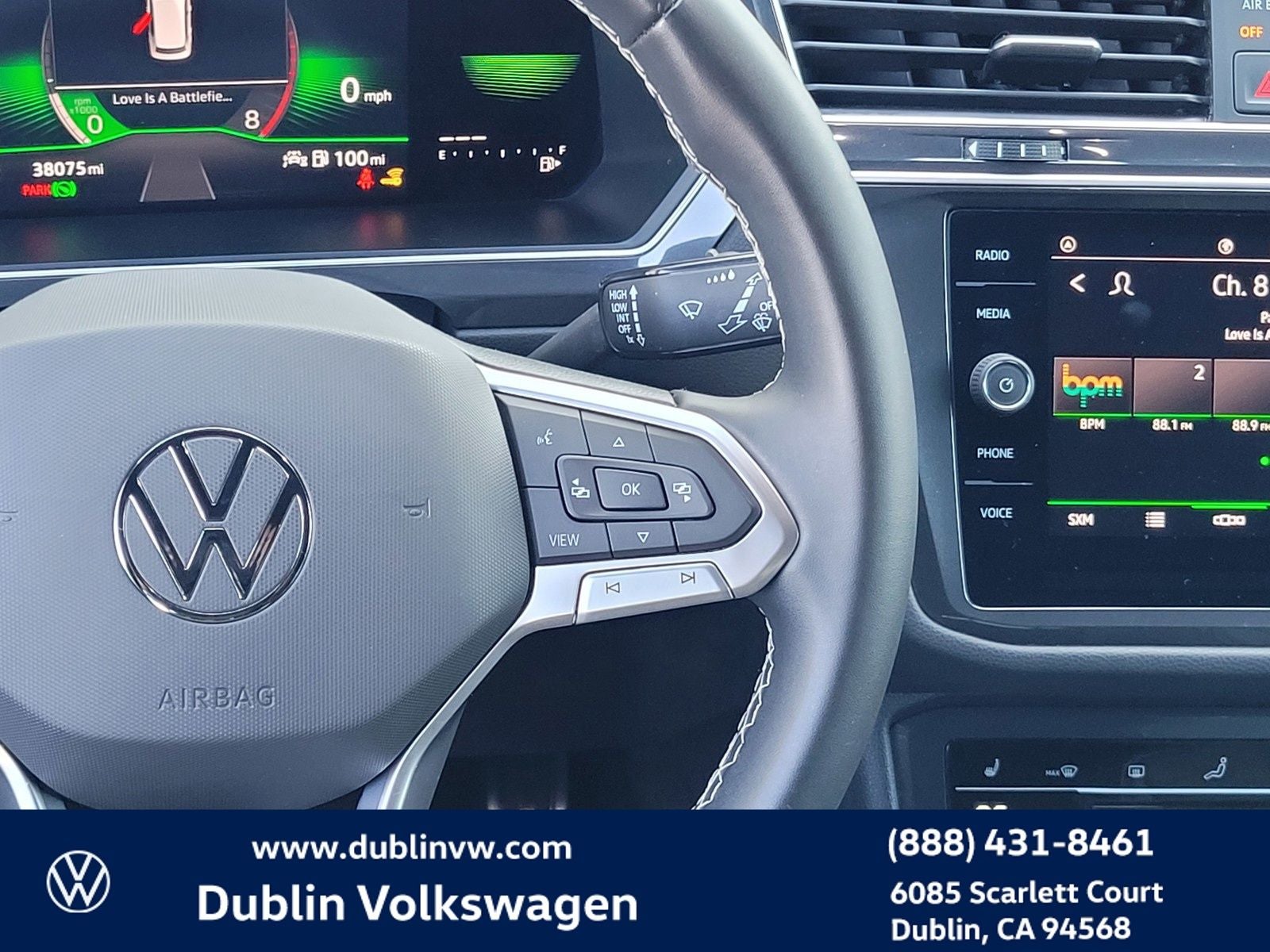 2023 Volkswagen Tiguan 2.0T SE R-Line Black