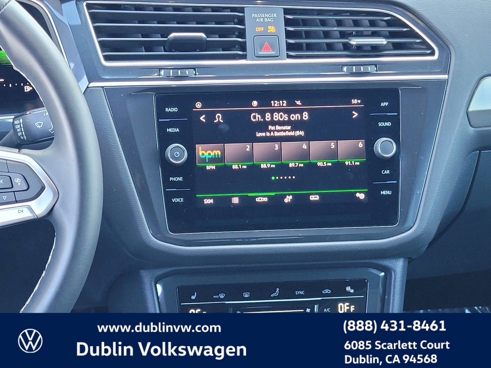 2023 Volkswagen Tiguan 2.0T SE R-Line Black