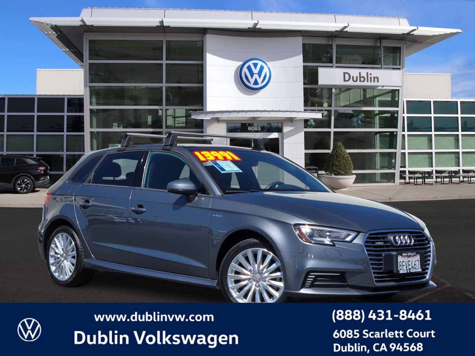 2018 Audi A3 e-tron 1.4T Tech Premium FrontTrak