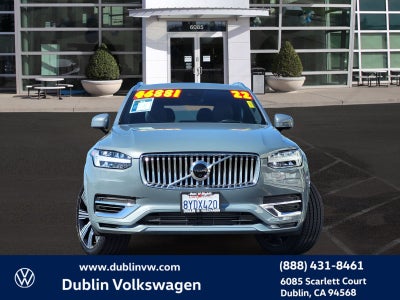 2022 Volvo XC90 Recharge Plug-In Hybrid T8 Inscription Expression 7 Passenger