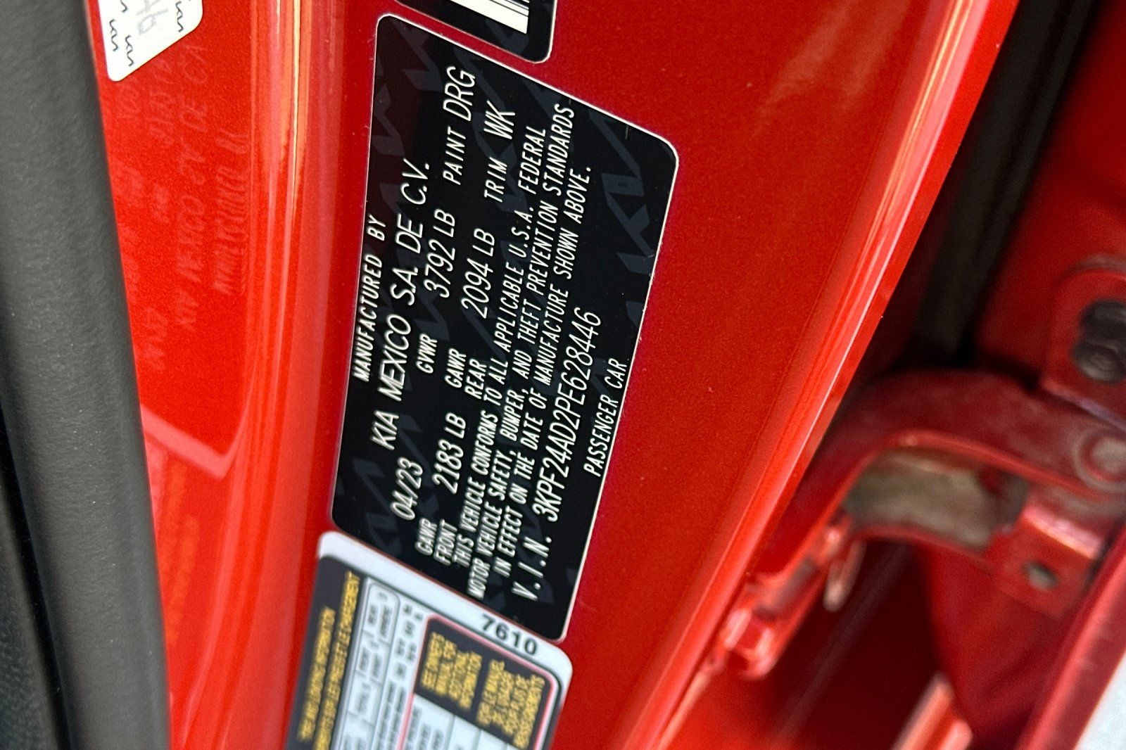 2023 Kia Forte LXS Tech package