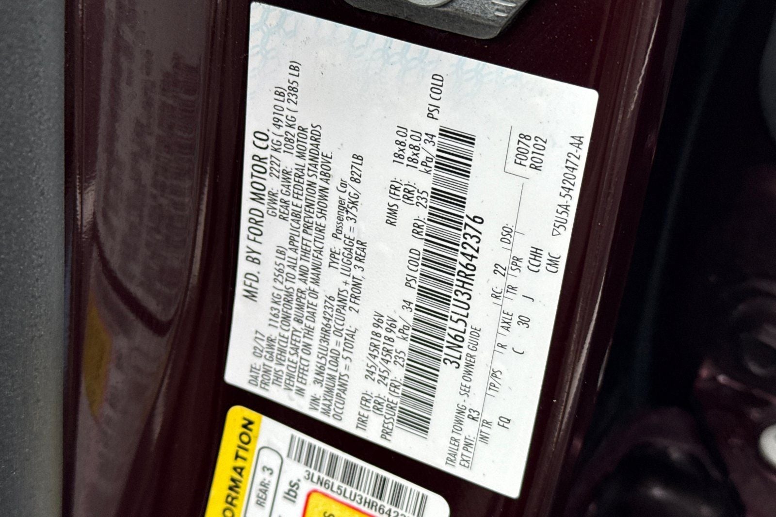 2017 Lincoln MKZ Hybrid