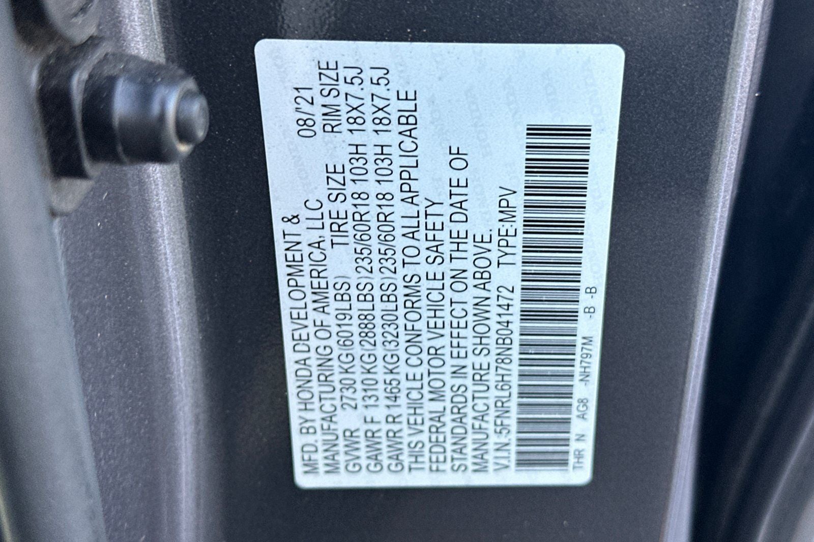2022 Honda Odyssey EX-L