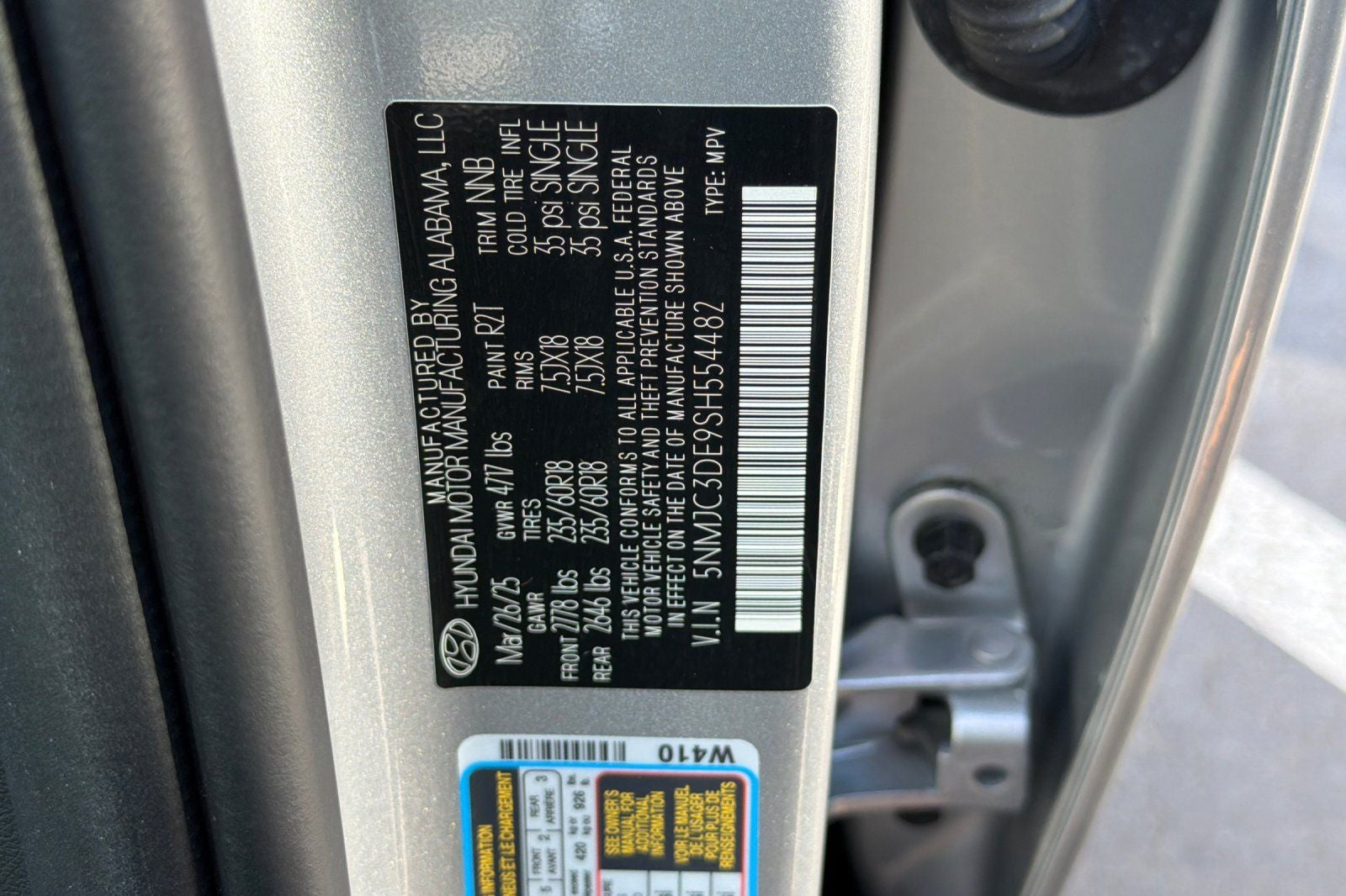 2025 Hyundai Tucson SEL Convenience