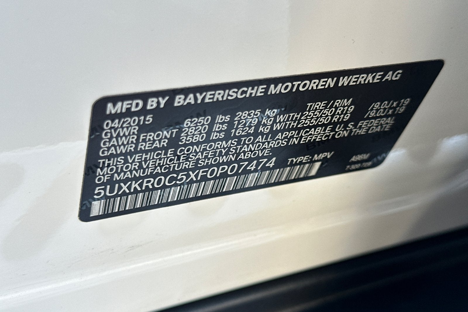 2015 BMW X5 xDrive35i Premium Package
