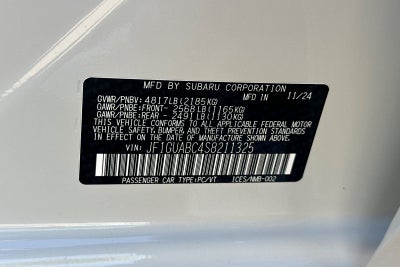 2025 Subaru Impreza Base