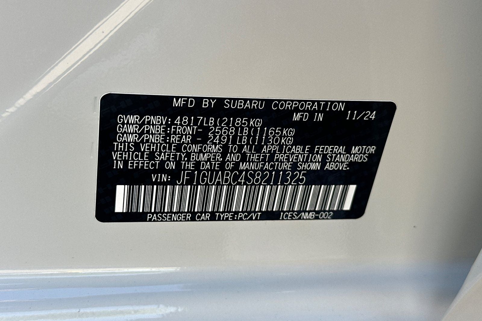 2025 Subaru Impreza Base