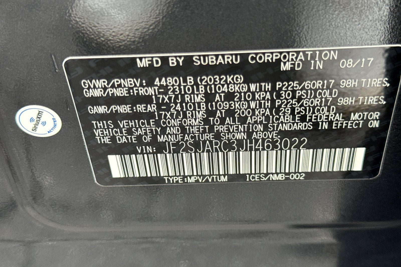 2018 Subaru Forester 2.5i Limited