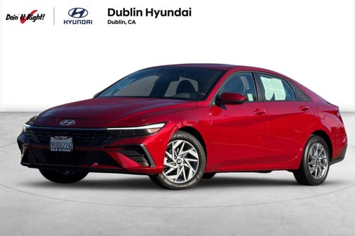 2025 Hyundai Elantra Hybrid Blue