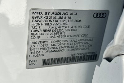 2025 Audi Q3 Premium S Line quattro