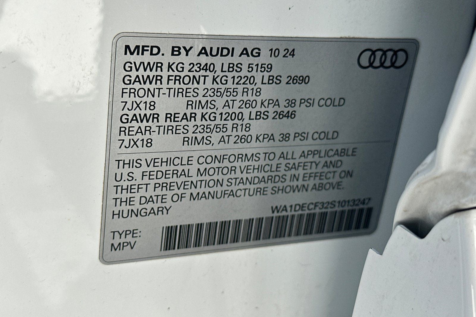 2025 Audi Q3 Premium S Line quattro