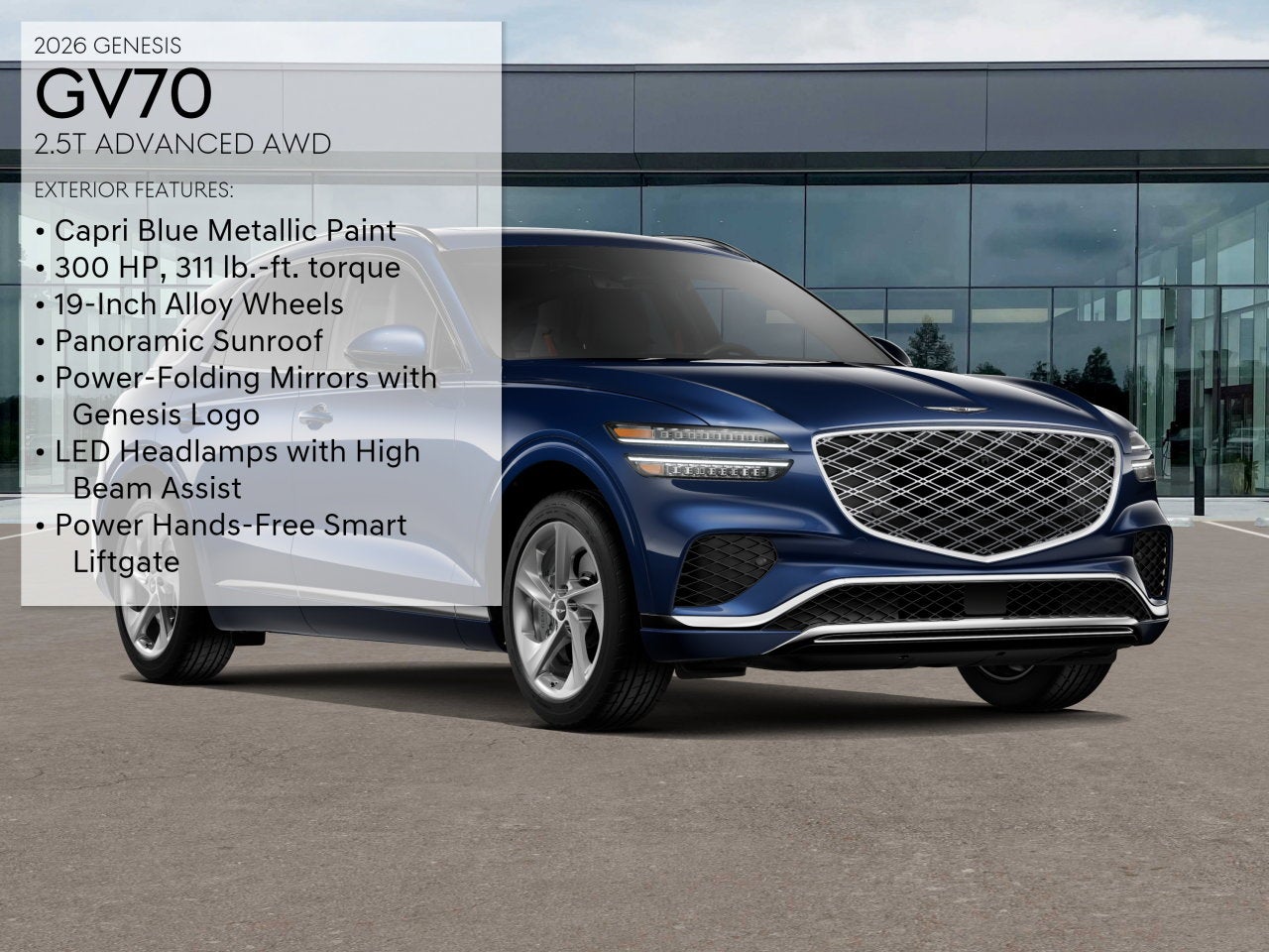 2026 Genesis GV70 2.5T ADVANCED