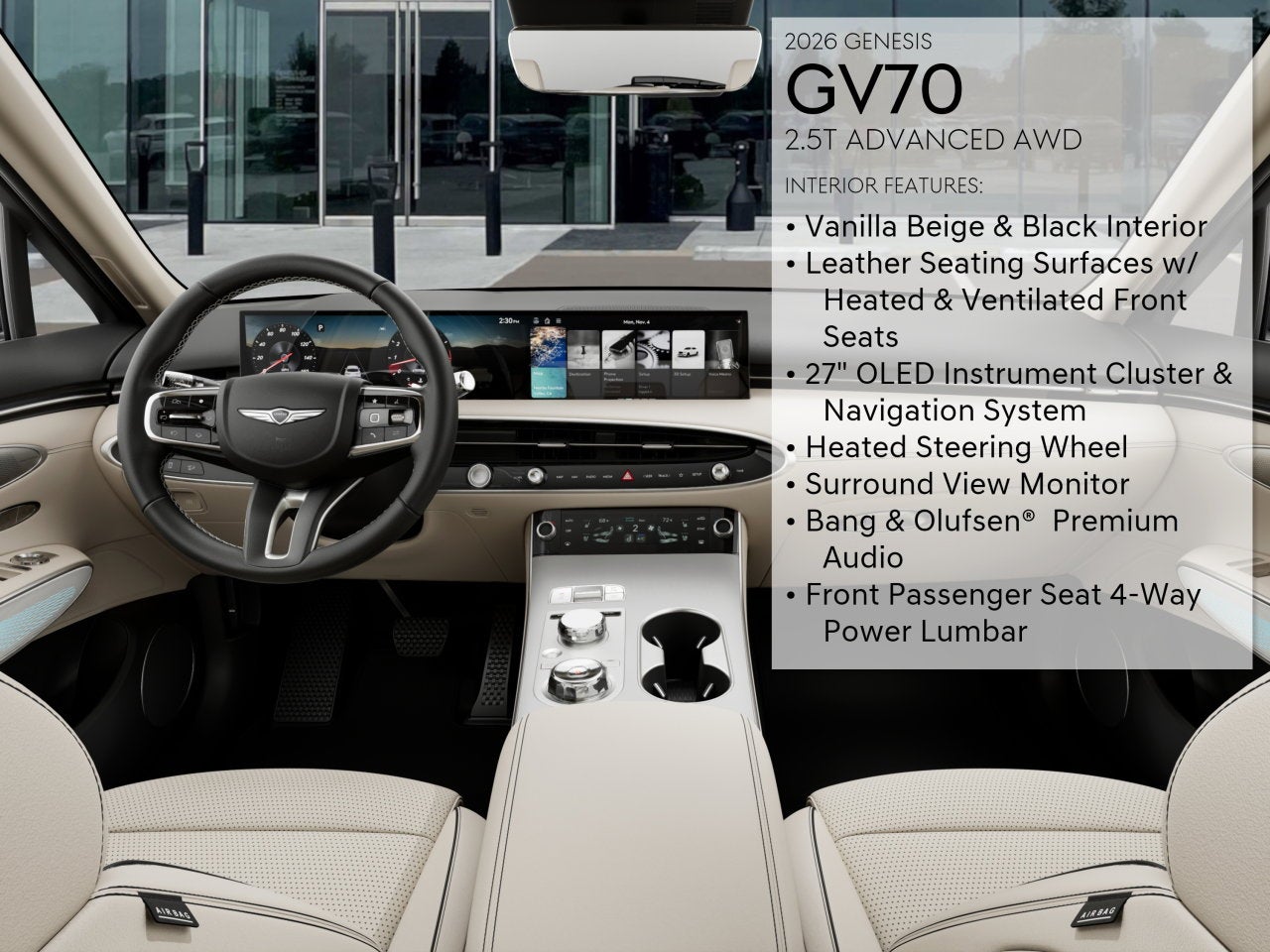 2026 Genesis GV70 2.5T ADVANCED