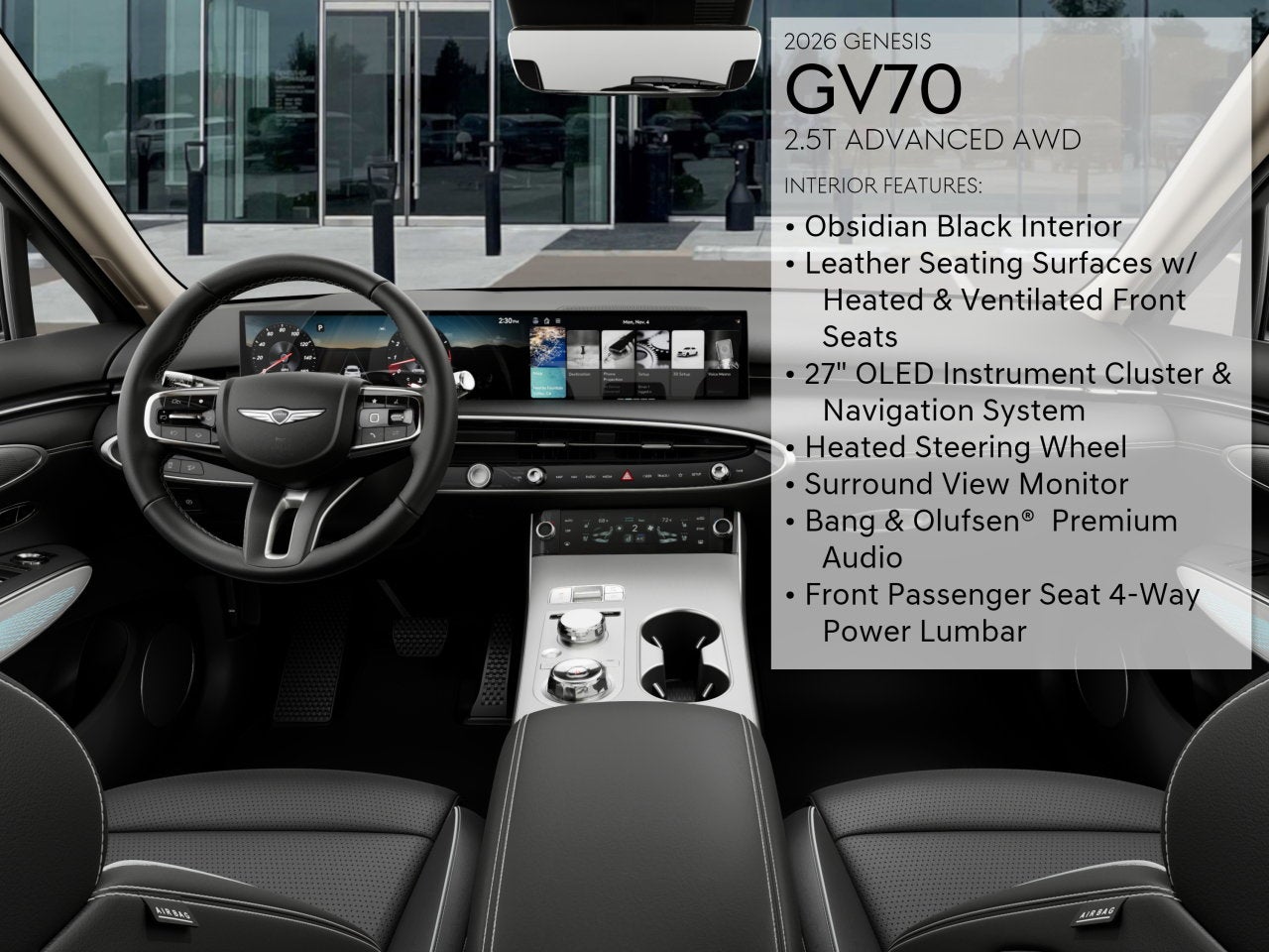 2026 Genesis GV70 2.5T ADVANCED