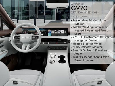 2026 Genesis GV70 2.5T ADVANCED