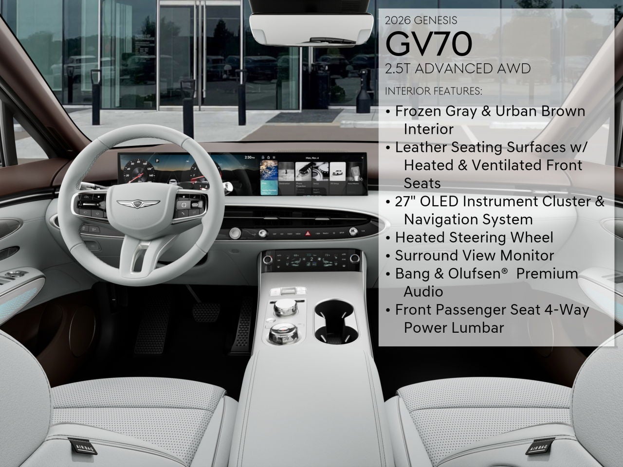 2026 Genesis GV70 2.5T ADVANCED