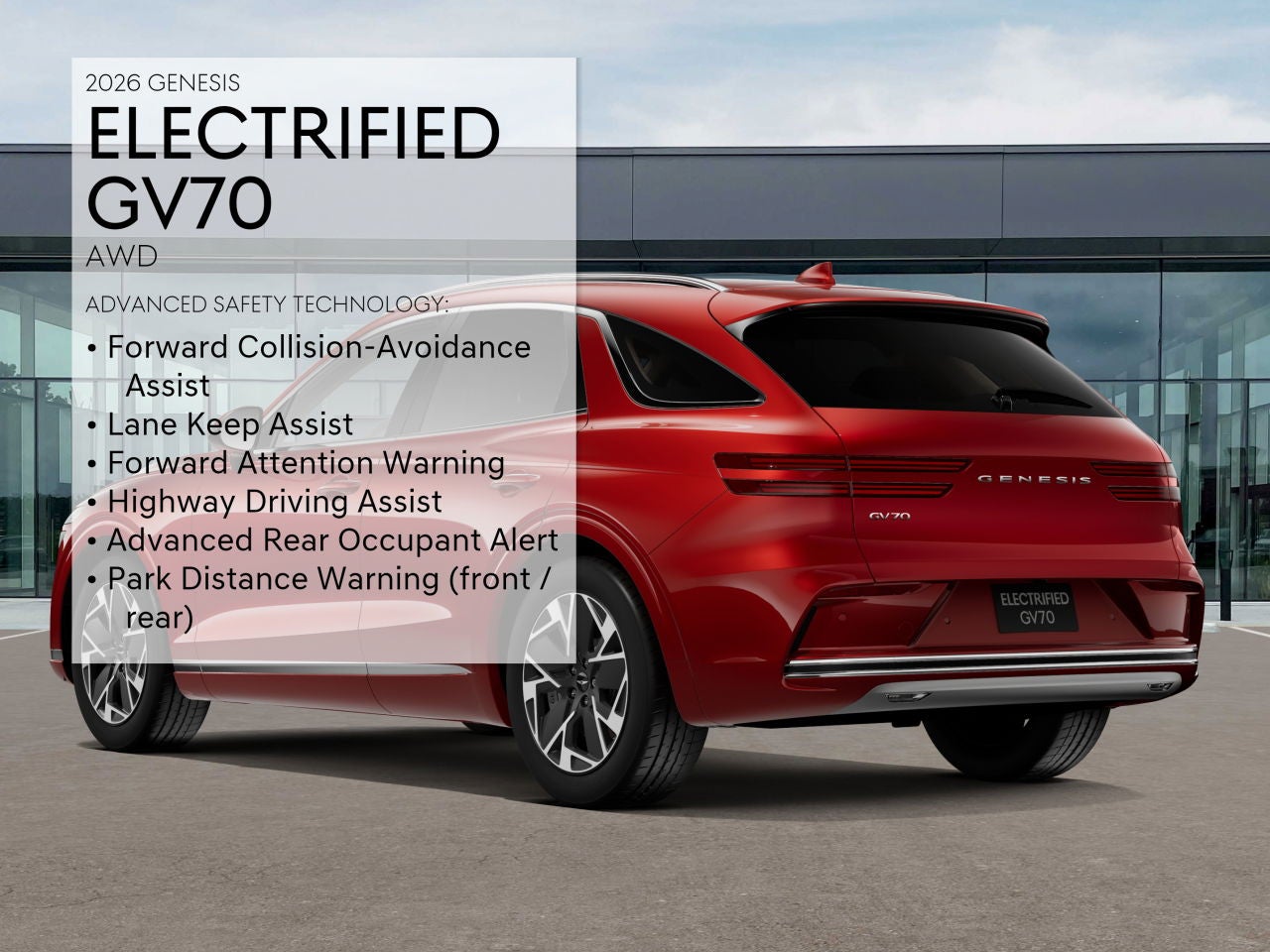 2026 Genesis Electrified GV70 STANDARD