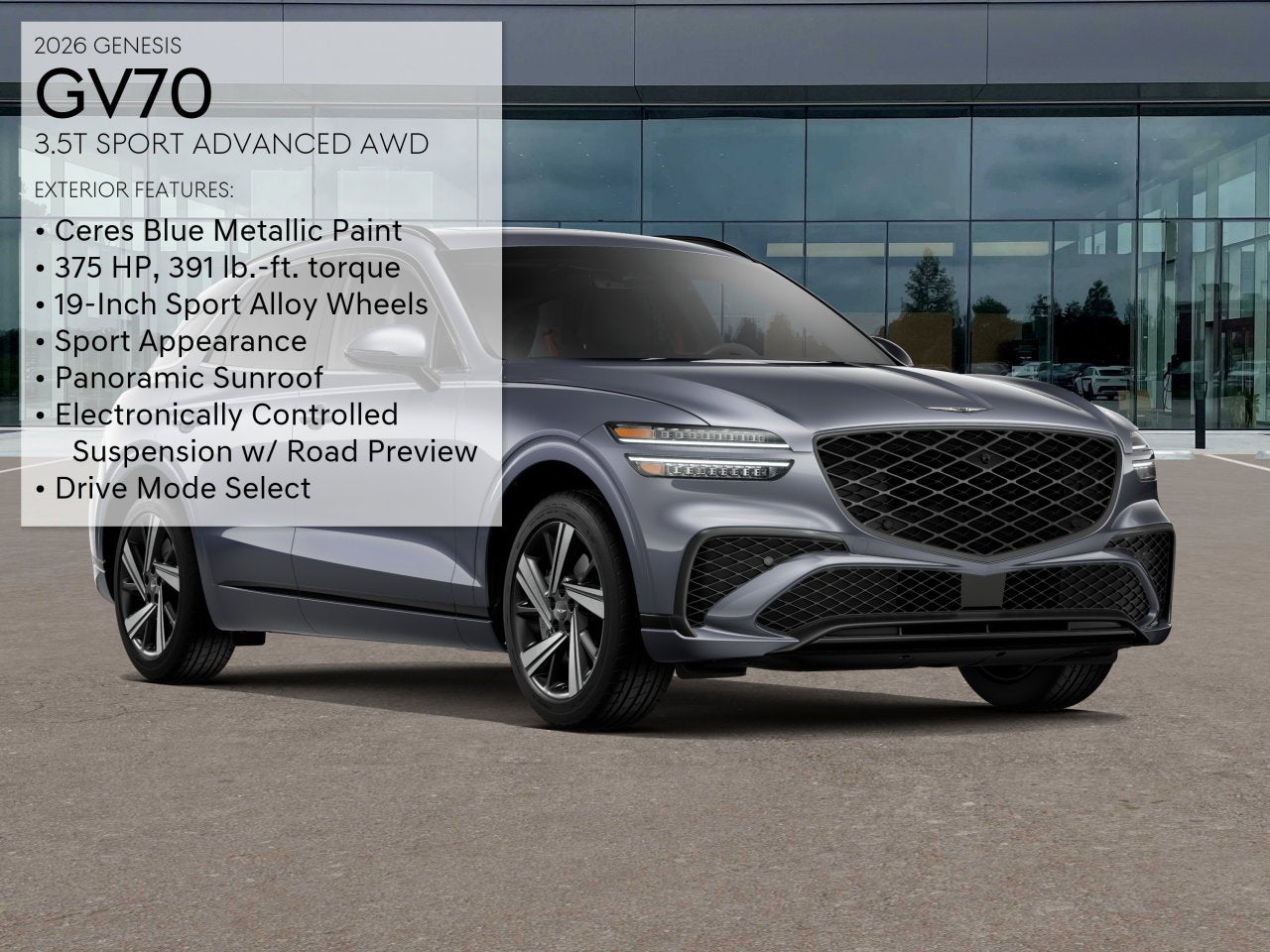2026 Genesis GV70 3.5T SPORT ADVANCED