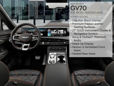 2026 Genesis GV70 3.5T SPORT PRESTIGE