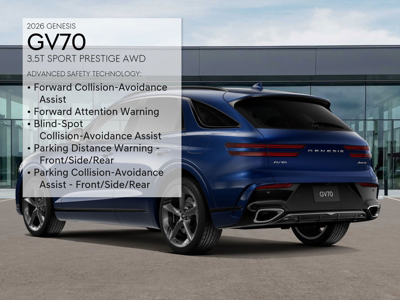 2026 Genesis GV70 3.5T SPORT PRESTIGE