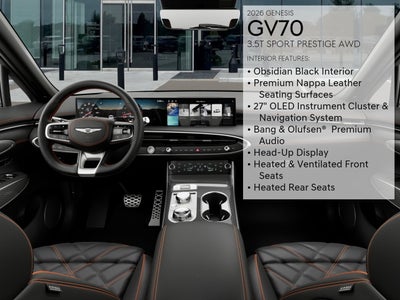 2026 Genesis GV70 3.5T Sport Prestige