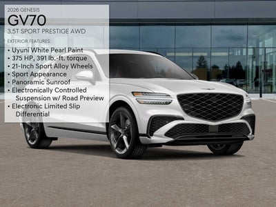 2026 Genesis GV70 3.5T Sport Prestige