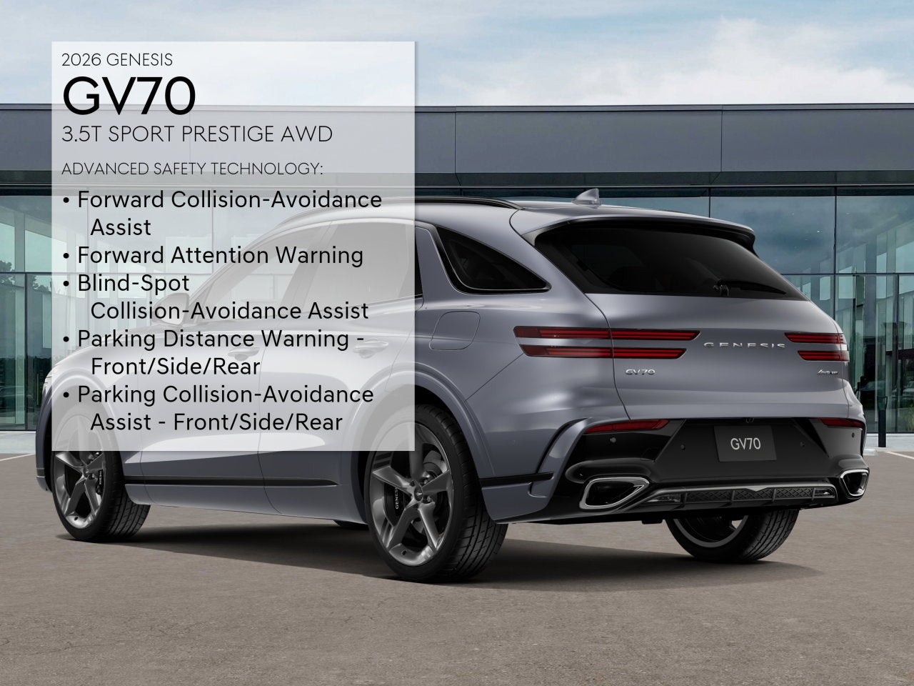 2026 Genesis GV70 3.5T SPORT PRESTIGE