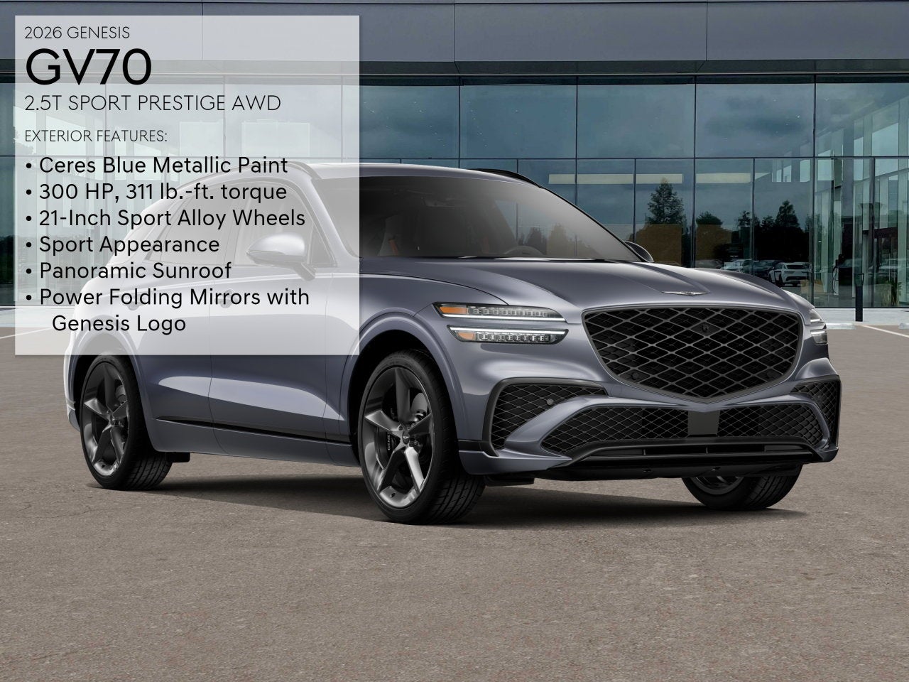 2026 Genesis GV70 2.5T Sport Prestige