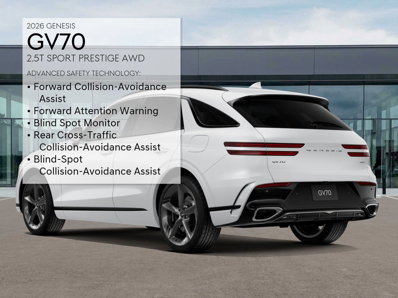 2026 Genesis GV70 2.5T SPORT PRESTIGE