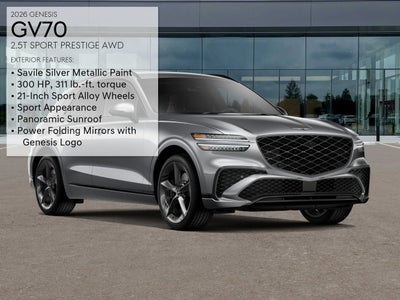 2026 Genesis GV70 2.5T Sport Prestige