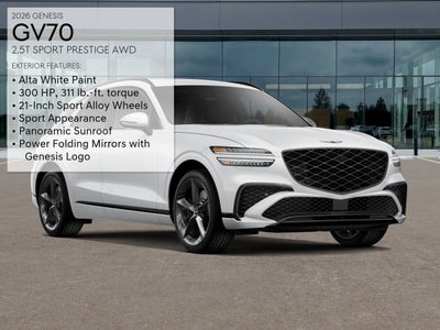 2026 Genesis GV70 2.5T SPORT PRESTIGE