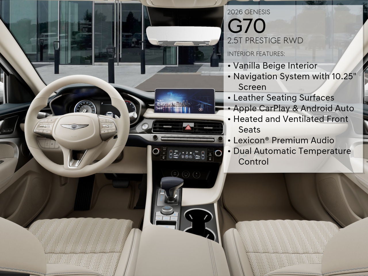 2026 Genesis G70 2.5T PRESTIGE