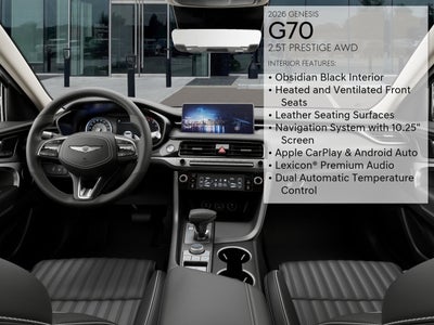 2026 Genesis G70 2.5T PRESTIGE