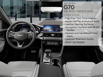 2026 Genesis G70 3.3T SPORT PRESTIGE