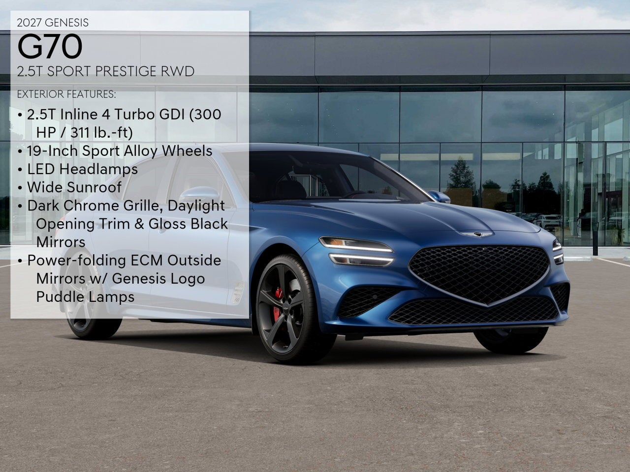 2027 Genesis G70 Standard