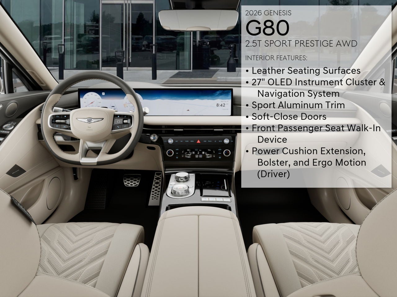 2026 Genesis G80 2.5T SPORT PRESTIGE