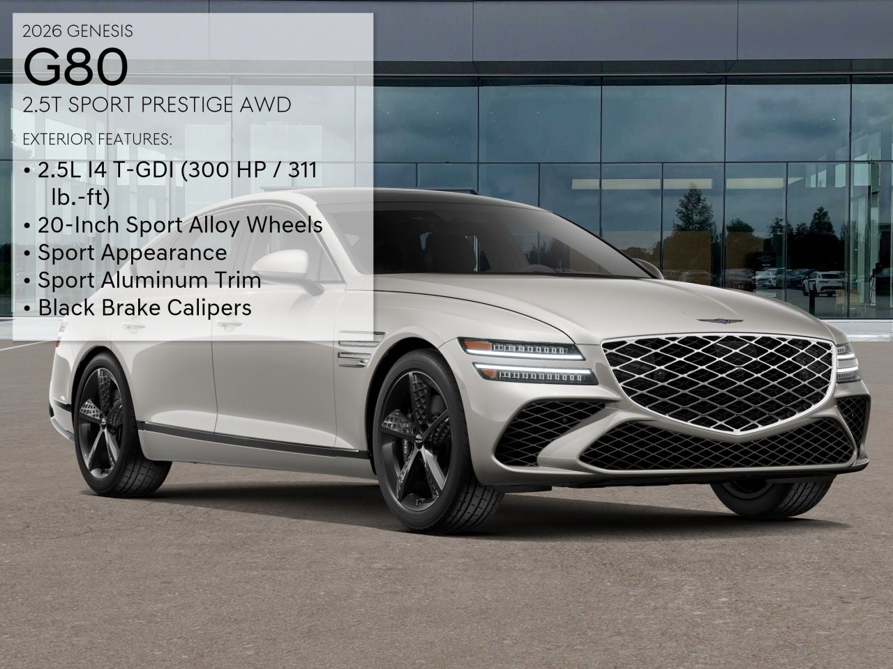 2026 Genesis G80 2.5T SPORT PRESTIGE