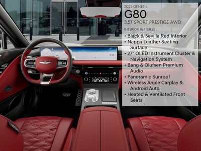 2025 Genesis G80 3.5T SPORT PRESTIGE