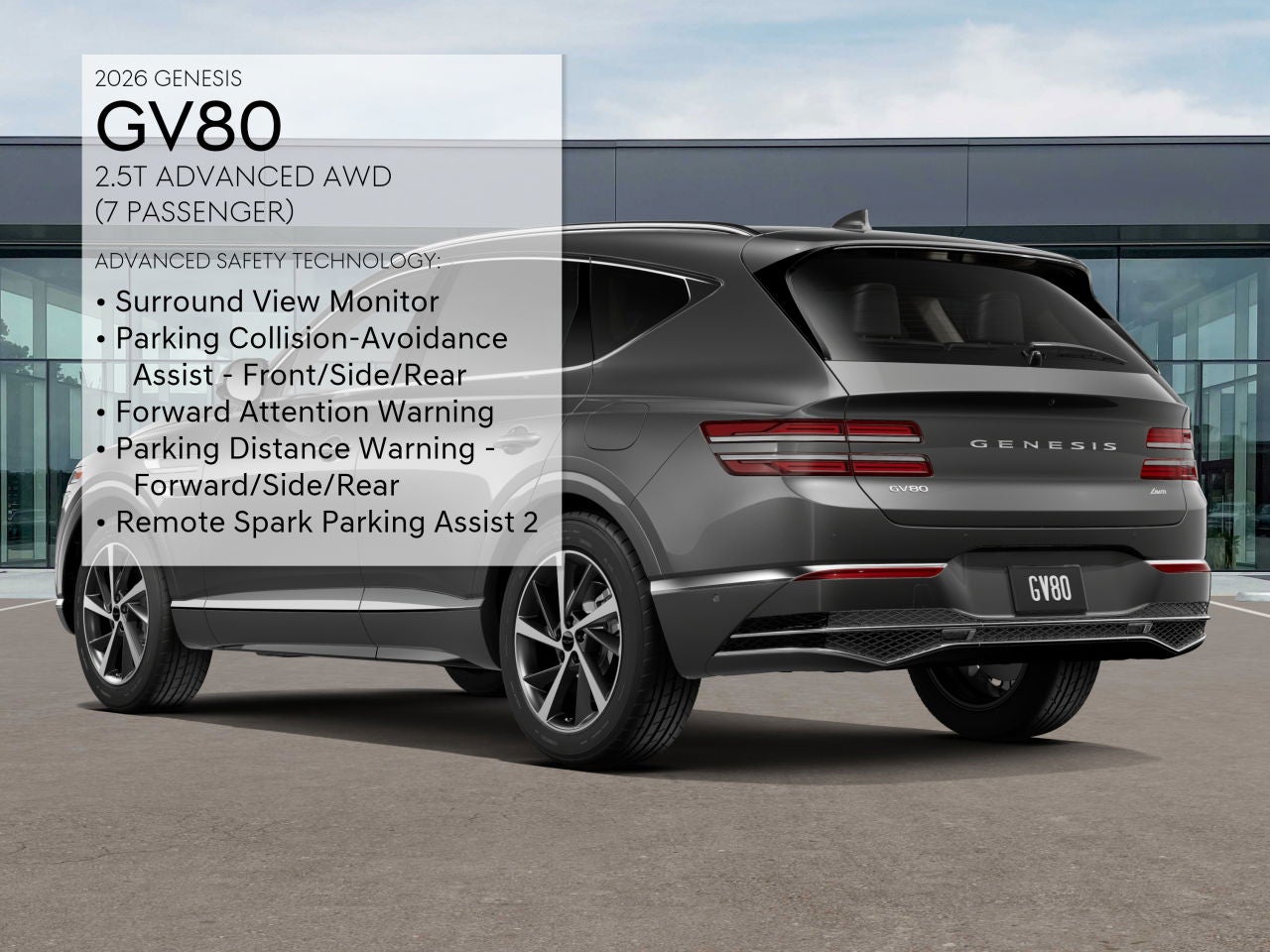 2026 Genesis GV80 2.5T ADVANCED