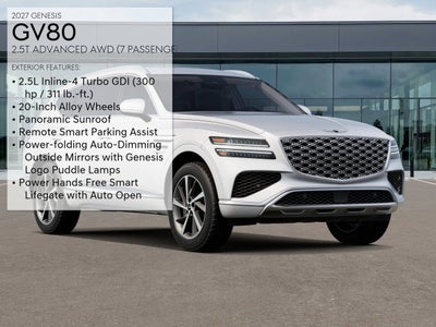 2027 Genesis GV80 2.5T ADVANCED