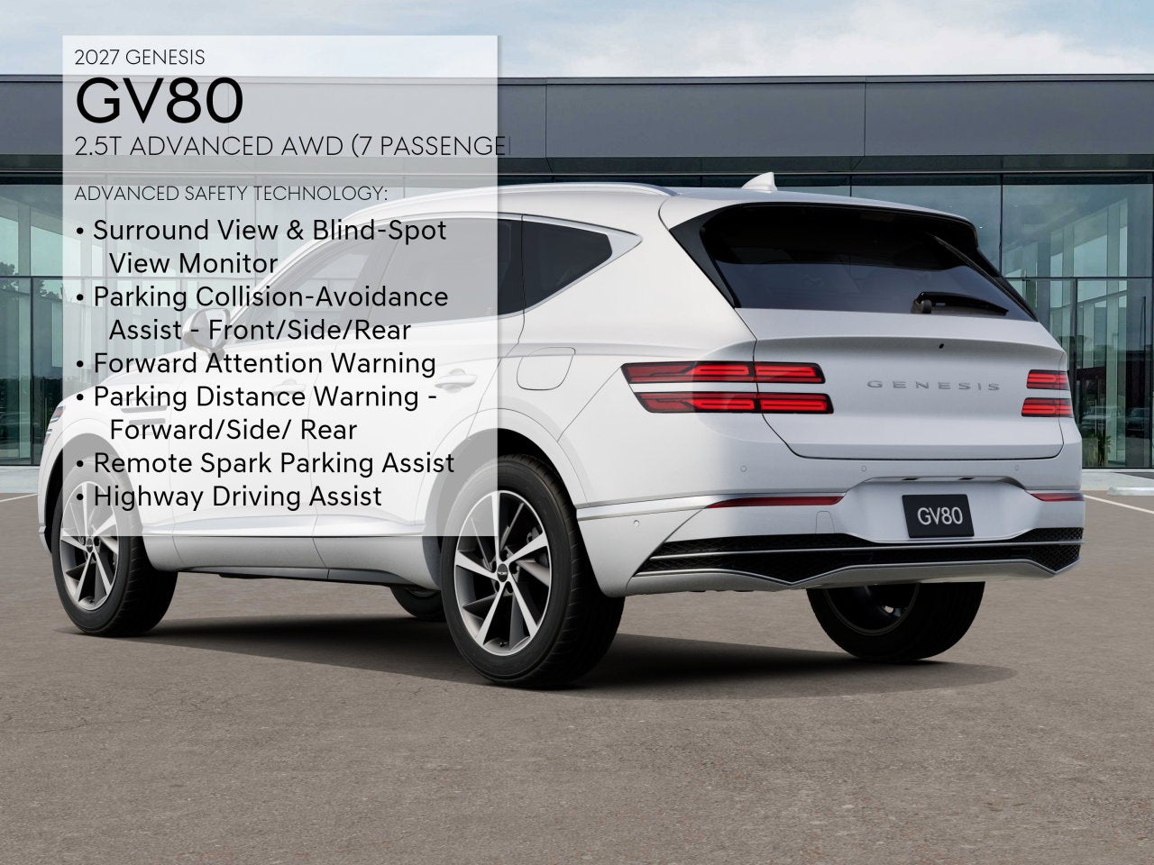 2027 Genesis GV80 2.5T ADVANCED