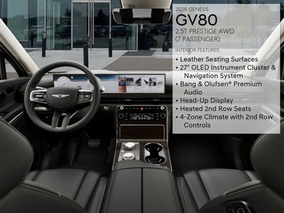 2026 Genesis GV80 2.5T PRESTIGE