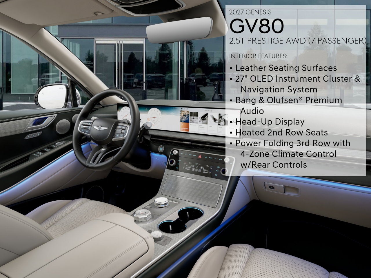 2027 Genesis GV80 2.5T PRESTIGE