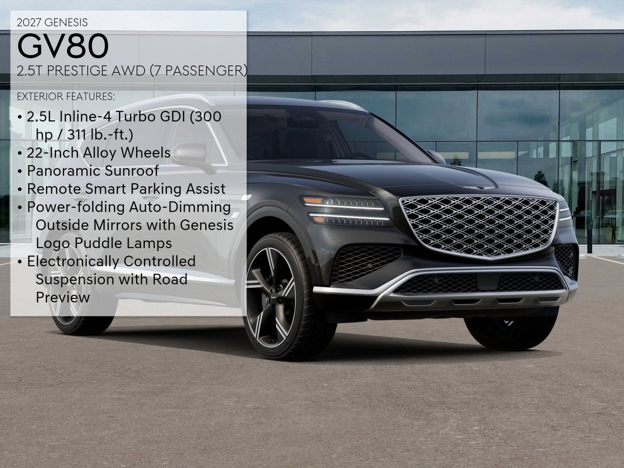 2027 Genesis GV80 2.5T PRESTIGE