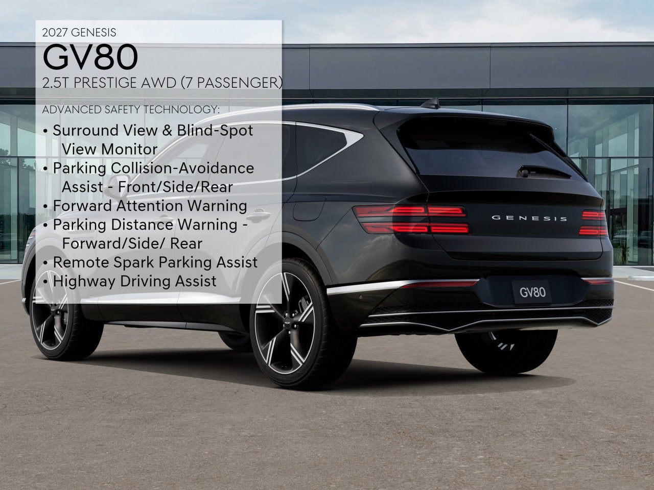 2027 Genesis GV80 2.5T PRESTIGE